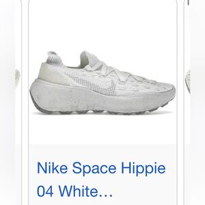 Nike Space Hippie 04 in White size 9.5 women’s leisure sneakers